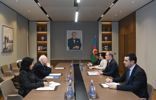 Ceyhun Bayramov Migel Angel Moratinos ilə görüşüb