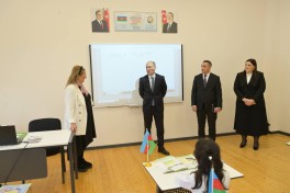 Emin Əmrullayev Şuşada tədris prosesini izləyib