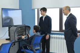 Emin Əmrullayev Şuşada tədris prosesini izləyib
