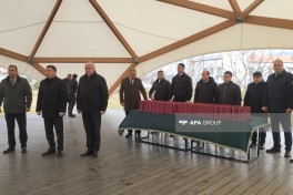 Xocalının Xanabad kəndinə köçürülən sakinlərə açarlar təqdim olunub - FOTO 