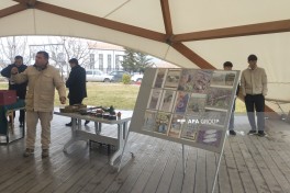 Xocalının Xanabad kəndinə köçürülən sakinlərə açarlar təqdim olunub - FOTO 