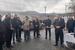 Xocavəndin Qırmızı Bazar qəsəbəsinə növbəti köç olub, açarlar təqdim edilib - FOTO 
