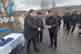 Xocavəndin Qırmızı Bazar qəsəbəsinə növbəti köç olub, açarlar təqdim edilib - FOTO 