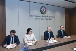 Ceyhun Bayramov Migel Angel Moratinos ilə görüşüb