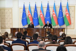 Prezident İlham Əliyev və Antonio Koşta mətbuata bəyanatla çıxış ediblər - YENİLƏNİB 