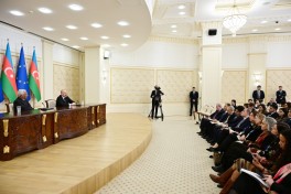 Prezident İlham Əliyev və Antonio Koşta mətbuata bəyanatla çıxış ediblər - YENİLƏNİB 