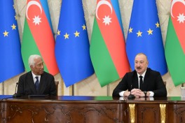 Prezident İlham Əliyev və Antonio Koşta mətbuata bəyanatla çıxış ediblər - YENİLƏNİB 