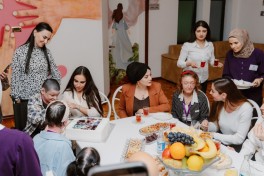 Leyla Əliyeva, Arzu Əliyeva və Alena Əliyeva “Yaşama Dəstək” Mərkəzində olublar