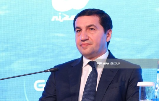 Azərbaycan Respublikası Prezidentinin köməkçisi - Prezident Administrasiyasının Xarici siyasət məsələləri şöbəsinin müdiri Hikmət Hacıyev