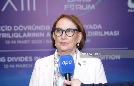 BMT-nin Ticarət və İnkişaf konfransının Baş katibi Rebeka Qrinspan
