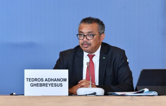 Ümumdünya Səhiyyə Təşkilatının baş direktoru Tedros Adhanom Qebreyesus
