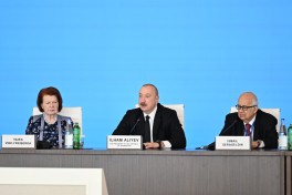XIII Qlobal Bakı Forumu işə başlayıb, Prezident İlham Əliyev açılış mərasimində çıxış edib - YENİLƏNİB-2 