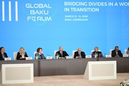 XIII Qlobal Bakı Forumu işə başlayıb, Prezident İlham Əliyev açılış mərasimində çıxış edib - YENİLƏNİB-2 