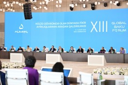 XIII Qlobal Bakı Forumu işə başlayıb, Prezident İlham Əliyev açılış mərasimində çıxış edib - YENİLƏNİB-2 
