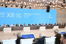 XIII Qlobal Bakı Forumu işə başlayıb, Prezident İlham Əliyev açılış mərasimində çıxış edib - YENİLƏNİB-2 