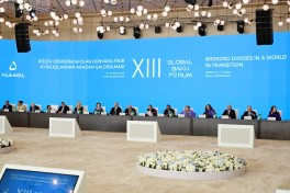 XIII Qlobal Bakı Forumu işə başlayıb, Prezident İlham Əliyev açılış mərasimində çıxış edib - YENİLƏNİB-2 