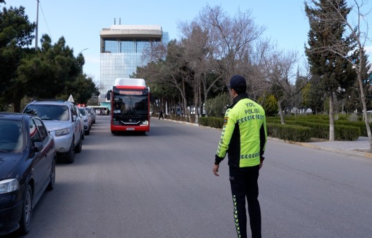 Sumqayıtda avtobus sürücüləri üçün qayda pozuntuları ilə bağlı tədbir keçirilib- VİDEO 