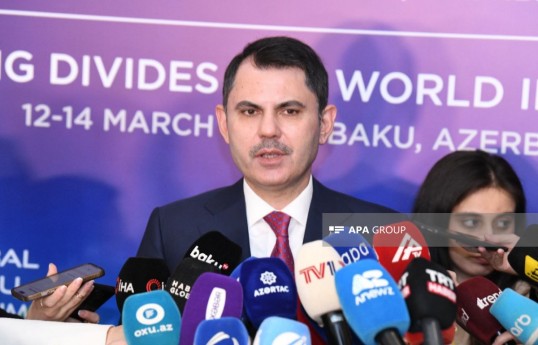 Türkiyənin ətraf mühit, şəhərsalma və iqlim dəyişikliyi naziri, COP31-in təyin olunmuş prezidenti Murat Kurum
