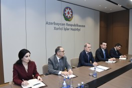 Ceyhun Bayramov BMT-nin Məskunlaşma Proqramının icraçı direktoru ilə görüşüb