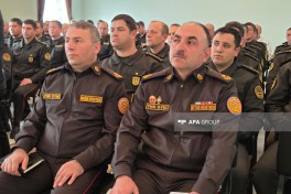 Naxçıvanda cəzaçəkmə müəssisəsində fövqəladə hallarla bağlı təlim keçirilib - FOTO 