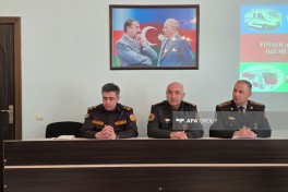 Naxçıvanda cəzaçəkmə müəssisəsində fövqəladə hallarla bağlı təlim keçirilib - FOTO 