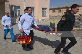 Naxçıvanda cəzaçəkmə müəssisəsində fövqəladə hallarla bağlı təlim keçirilib - FOTO 