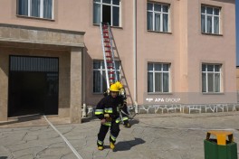 Naxçıvanda cəzaçəkmə müəssisəsində fövqəladə hallarla bağlı təlim keçirilib - FOTO 