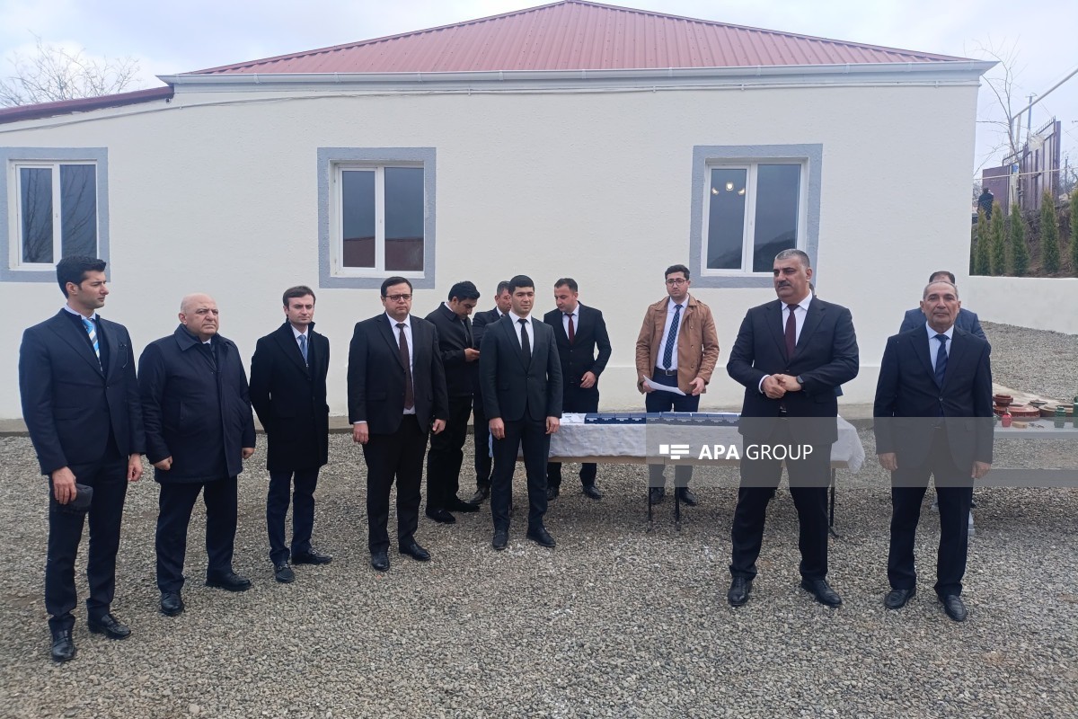 Xocavəndin Xanoba kəndinə ilk köç olub, mənzillərin açarları təqdim edilib - YENİLƏNİB  - FOTO 