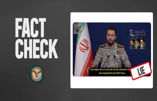CENTCOM: “Abraham Linkoln" İranın hava məkanına dənizdən hakim olmağa davam edir