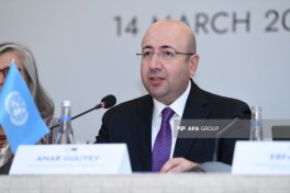 Dövlət Şəhərsalma və Arxitektura Komitəsinin sədri, WUF13-ün milli koordinatoru Anar Quliyev