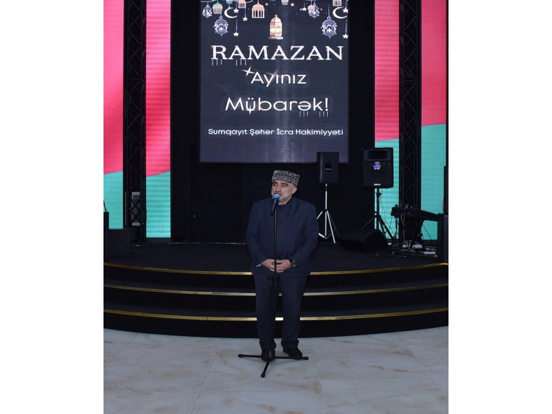 Sumqayıtda iftar süfrəsi təşkil olunub
