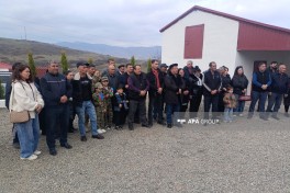 Xocavəndin Xanoba kəndinə ilk köç olub, mənzillərin açarları təqdim edilib - YENİLƏNİB  - FOTO 