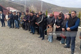 Xocavəndin Xanoba kəndinə ilk köç olub, mənzillərin açarları təqdim edilib - YENİLƏNİB  - FOTO 