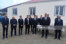 Xocavəndin Xanoba kəndinə ilk köç olub, mənzillərin açarları təqdim edilib - YENİLƏNİB  - FOTO 
