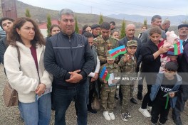 Xocavəndin Xanoba kəndinə ilk köç olub, mənzillərin açarları təqdim edilib - YENİLƏNİB  - FOTO 