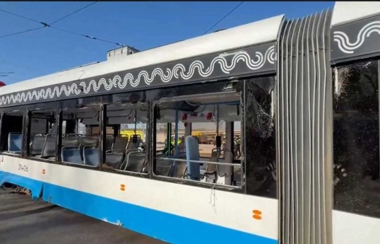 Moskvada iki tramvay toqquşub, 25 nəfər xəsarət alıb - VİDEO 