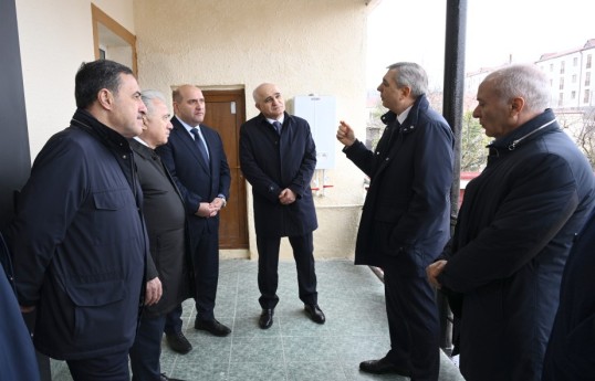 Əlaqələndirmə Qərargahının üzvləri Xocavənddə təmir olunmuş fərdi evə baxış keçiriblər