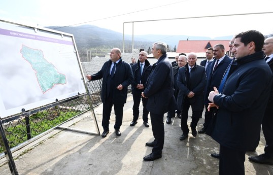 Əlaqələndirmə Qərargahının üzvləri Xocavəndin Quzeyxırman kəndində təmir-bərpa işləri ilə tanış olub