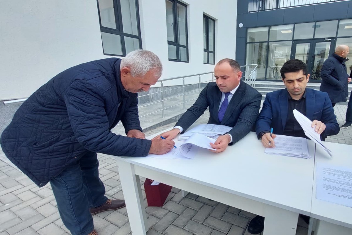 Cəbrayılın Horovlu kəndinə növbəti köç olub, açarlar təqdim edilib - FOTO 