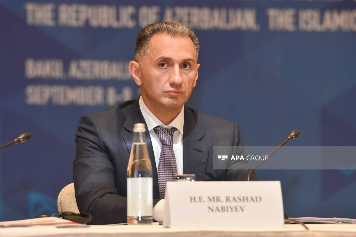 rəqəmsal inkişaf və nəqliyyat naziri Rəşad Nəbiyev