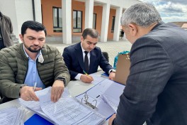 Cəbrayılın Horovlu kəndinə növbəti köç olub, açarlar təqdim edilib - FOTO 