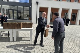 Cəbrayılın Horovlu kəndinə növbəti köç olub, açarlar təqdim edilib - FOTO 