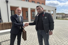 Cəbrayılın Horovlu kəndinə növbəti köç olub, açarlar təqdim edilib - FOTO 