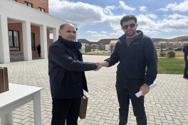 Cəbrayılın Horovlu kəndinə növbəti köç olub, açarlar təqdim edilib - FOTO 