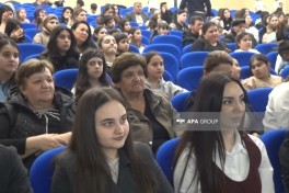 Füzulidə məktəbdə Novruz konserti keçirilib - FOTO 