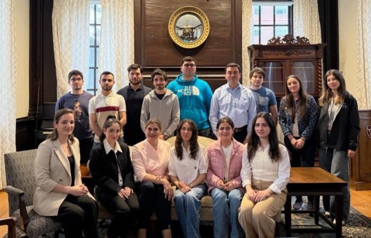 Bostonda azərbaycanlı tələbələrlə görüş olub - FOTO 