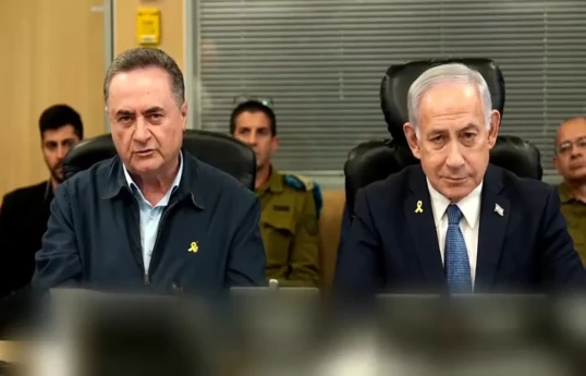 İsrailin müdafiə naziri İsrael Katz, İsrailin Baş naziri Benyamin Netanyahu