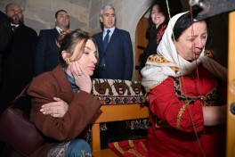 Buxara karvansarasının əsaslı bərpa və konservasiya işlərindən sonra açılışı olub - FOTO 
