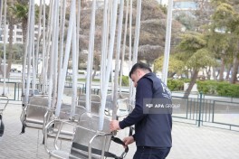 Bayramla əlaqədar attraksionlara nəzarət gücləndirilib - FOTO 