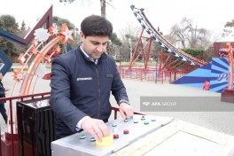 Bayramla əlaqədar attraksionlara nəzarət gücləndirilib - FOTO 